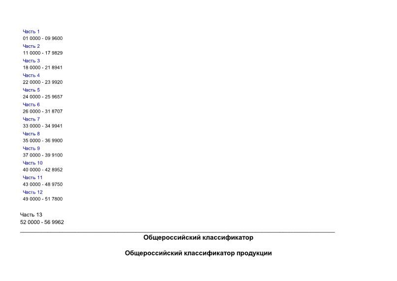 ОК 005-93 Общероссийский классификатор продукции (ОКП) (Часть 13)