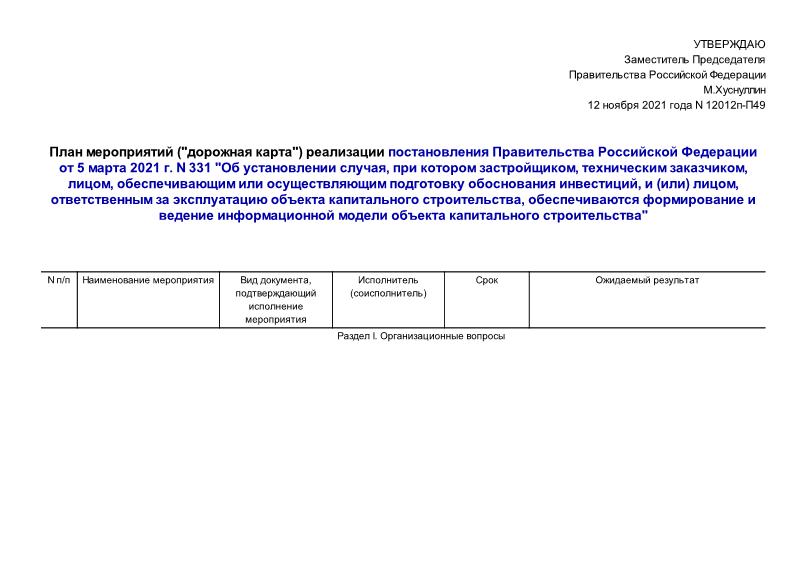 План 12012п-П49 План мероприятий (