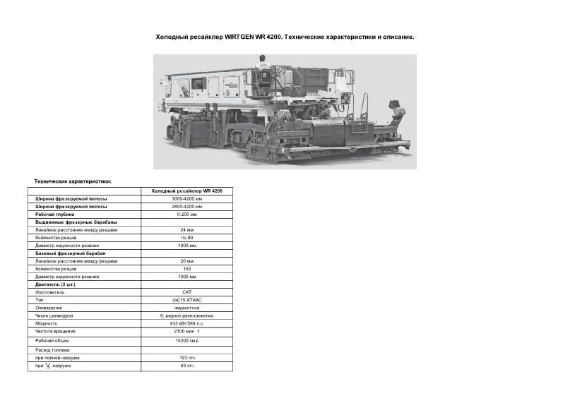      WIRTGEN WR 4200.    .