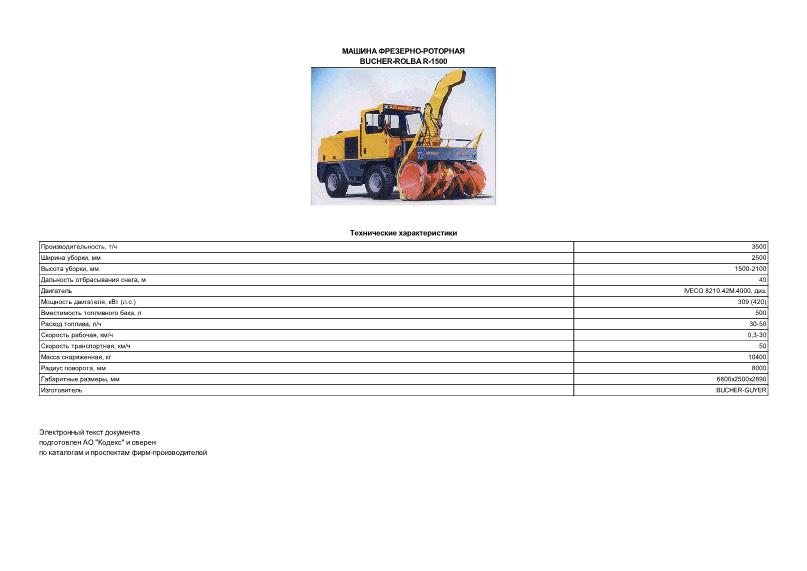     - BUCHER-ROLBA R-1500