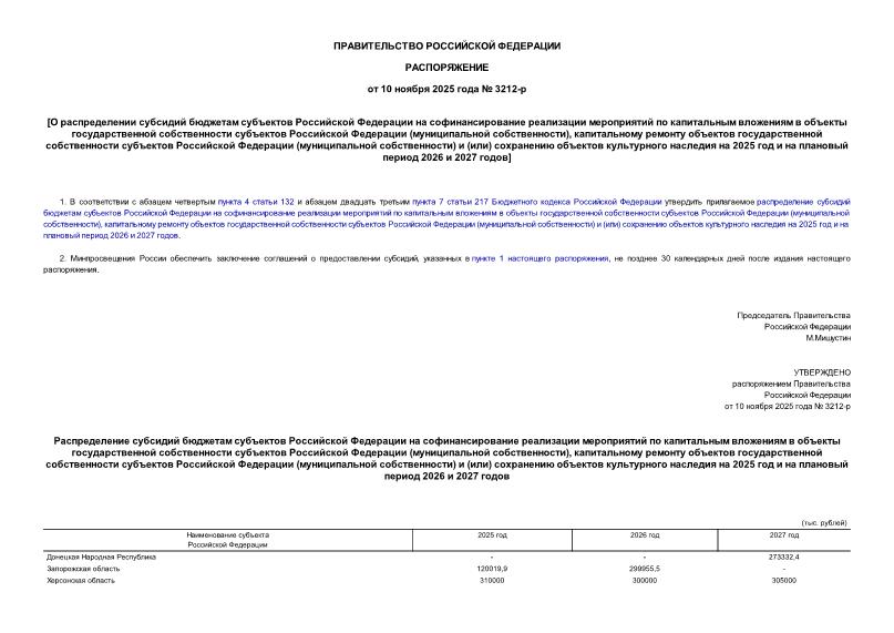  3212-                      ( ),         ( )  ()      2025      2026  2027 