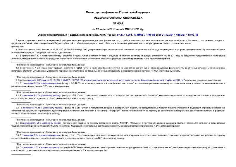  -7-1/215@           27.11.2017 N -7-1/984@   21.12.2017 N -7-1/1077@
