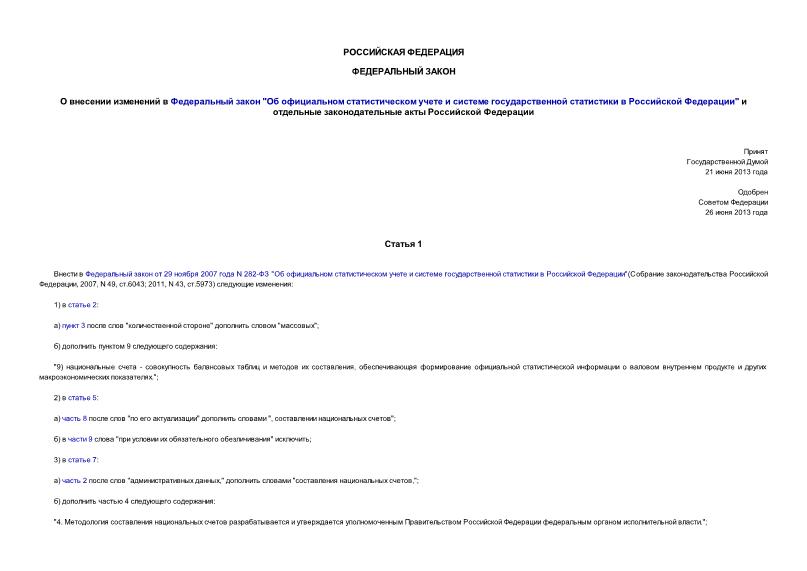 Федеральный закон 171-ФЗ О внесении изменений в Федеральный закон 