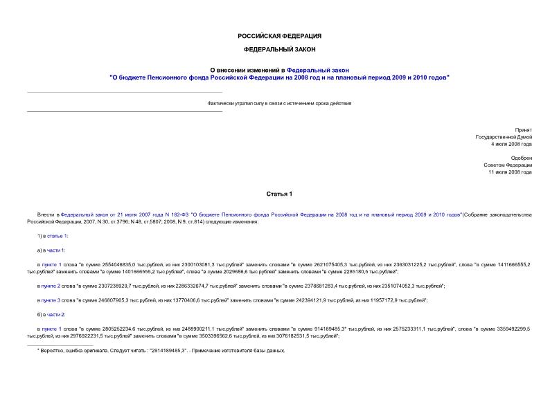 Федеральный закон 151-ФЗ О внесении изменений в Федеральный закон 