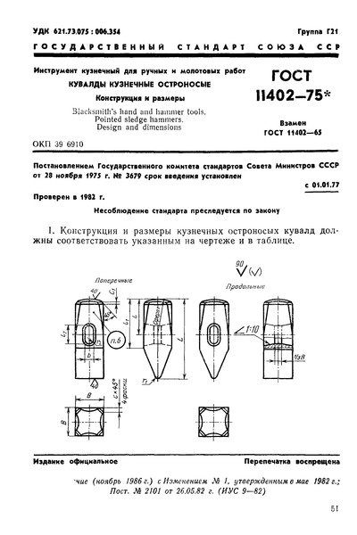 Кувалды ГОСТ в Екатеринбурге по выгодной цене - купить на Пульсе цен