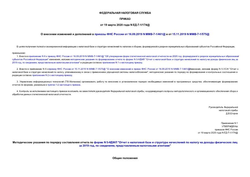           16.09.2019 N -7-1/461@   15.11.2019 N -7-1/575@