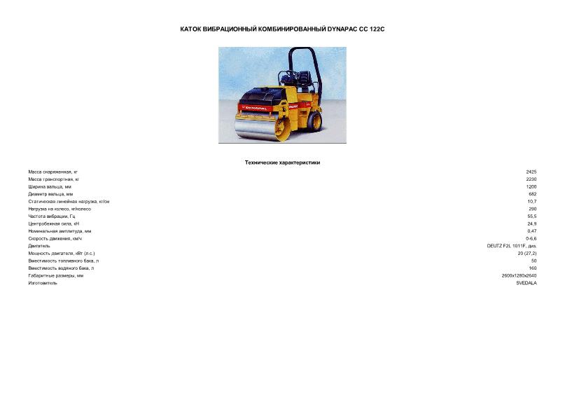    DYNAPAC CC 122C
