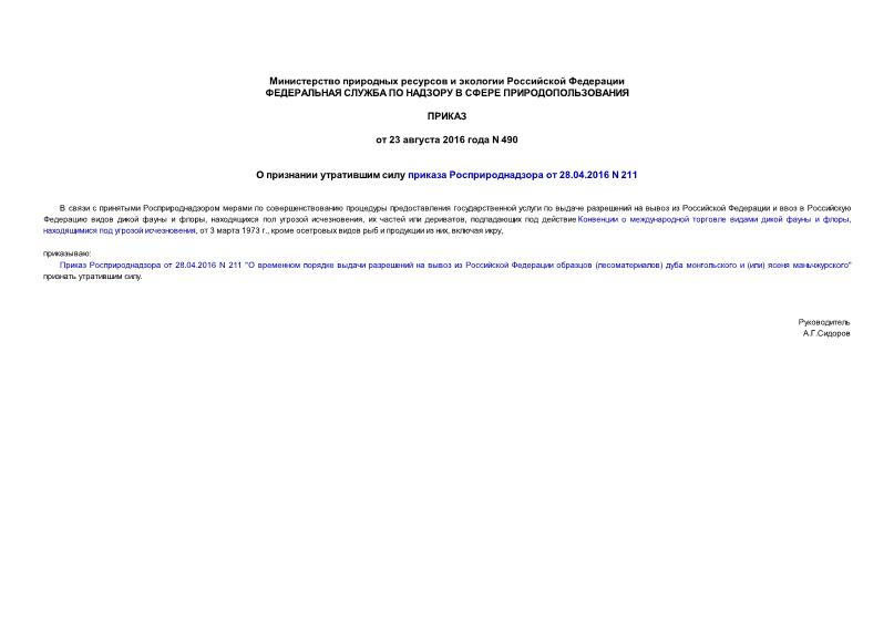        28.04.2016 N 211