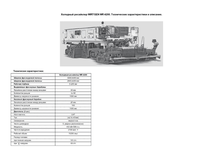   WIRTGEN WR 4200.    .