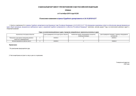         24.10.2018 N 217