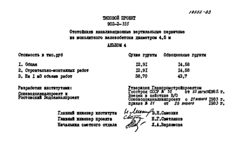 Альбом 4. Сметы